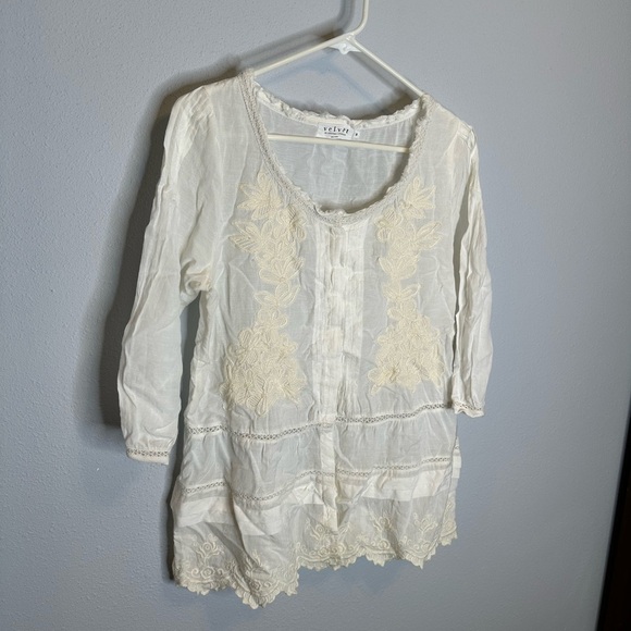 Velvet by Graham and spencer tunic top size small - Picture 3 of 7